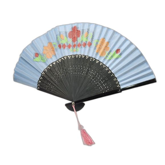 Folding Hand Fan Handmade in Philippines - Picture 1 of 4